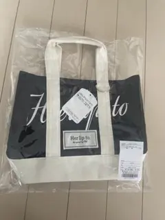 値下げ不可×】Her lip to HLT Mini Tote ivory 白 - メルカリ