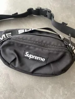 Supreme ブラック ボディバッグ ウエストバック レザー 24FW - メルカリ