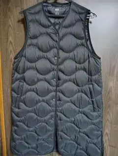 UNIQLO ユニクロ　ウルトラライトダウンロングベスト　ブラック M