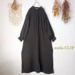 スタジオクリップstudio CLIP プリントワンピース 長袖