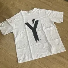 リフト　LYFTY字型プリント ホワイトTシャツ Lサイズ