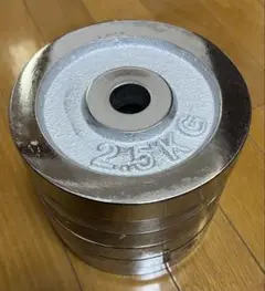 山善 ダンベルプレート2.5kg 6枚