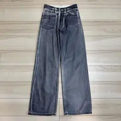 【送料込み】ZARA TRF LOOSE ミッドライズ フォイル デニムパンツ