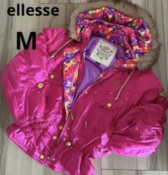 90年代 Ellesse 花柄ピンクスキーウエア　ジャケット　M　バブル可愛い