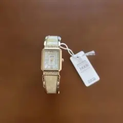 【未使用品】レディース腕時計 ゴールド/ホワイト　　 F