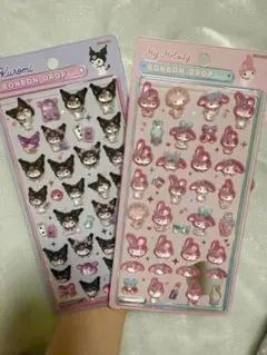 ボンボンドロップシール　サンリオ　マイメロ×クロミ