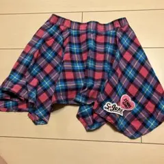 ジェニィ　ピンクチェックスカート　130のサムネイル