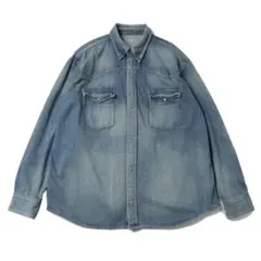 ② A.PRESSE Vintage Western Denim Shirts - メルカリ