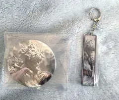 ヒロアカ原画展 ヒロアカ展 メタルキーホルダー 缶バッジ　荼毘 轟燈矢