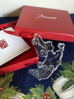 値下げバカラ　オーナメント　ピンブローチ付き　2014 値下げバカラ オーナメント ピンブローチ付き 2014