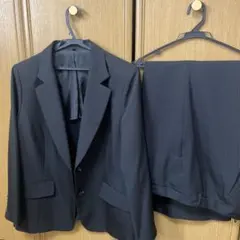 黒 ストライプ ビジネススーツ 上下セット