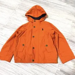 POLO Ralph Lauren フード付きジャケット 3T オレンジ