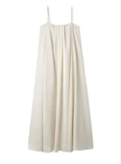 ATON/NATURALDYED LINEN LAWN TUCKED DRESS - メルカリ