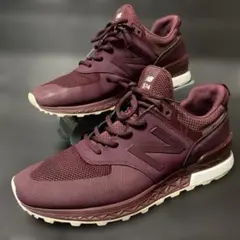 New Balance 574 バーガンディ スニーカー　28センチ