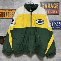 90s NFL GREEN BAY PACKERS 中綿ジャケット ナイロン