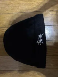 ビーニー ニット帽 ブラックのサムネイル
