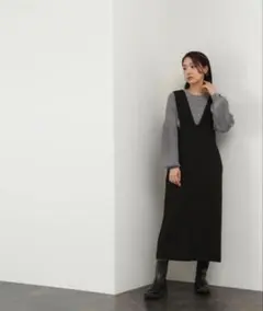 【美品】 NATURALBEAUTYBASIC ワンピース 夏も可能