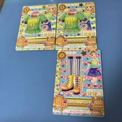 アイカツカード 夏樹みくる 有栖川おと3枚セット