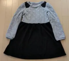 子供用　女の子　ワンピース　裏起毛　140 anyFAM