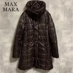MAX MARA ブラウン ロングダウンジャケットのサムネイル