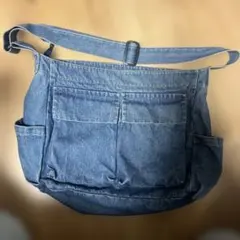 デニム ショルダーバッグ メッセンジャーバッグ