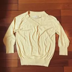 4344 Vis レモンイエロー　シャツ