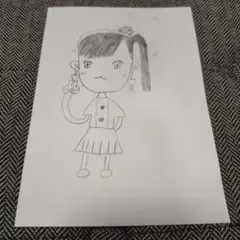 子どもが描いた絵　小学1年生　けっこんしき　イラスト