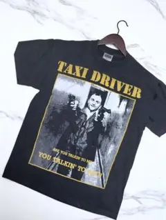 タクシードライバー Tシャツ Lサイズ ブラック 海外並行輸入 ヴィンテージ加工
