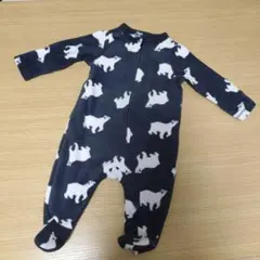 OLD NAVY ホッキョクグマ柄ロンパース フリース