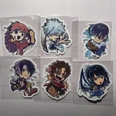 銀魂 ダイカットステッカー イートゥーン 銀時 神楽 新八 高杉 桂 坂本