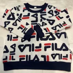 数回着用　FILA ロゴ　ブランド　スウェット　トレーナー ふわふわ　裏起毛