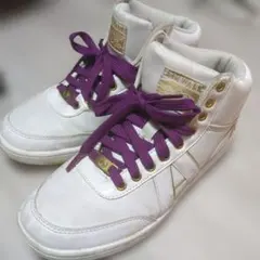 AIRWALK ハイカットスニーカー ホワイト パープルのサムネイル