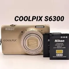 実写美⭕️【動作確認済】Nikon COOLPIX S6300 ゴールド - メルカリ