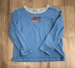 DOUBLE_B 青 長袖カットソー 110cm