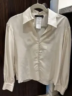 希少】マックスマーラ Max Mara 48 シルク レース とろみ ブラウス 