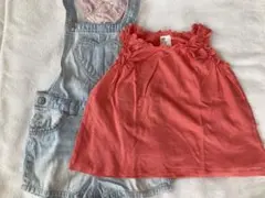 H&M  オーバーオール　ノースリーブ