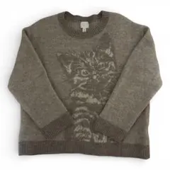H&M 猫柄 ニットセーター Mサイズ