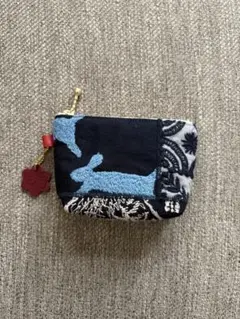 ◆ハンドメイド◆ミナペルホネン　つぎはぎ　マチありファスナーポーチ