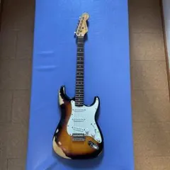 超メルカリ市協賛❤️期間限定値引 レリック加工 ストラトタイプ サン
