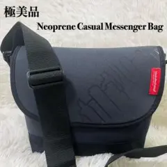 極美品 マンハッタンポーテージ メッセンジャーバッグ ネイビー×ブラック
