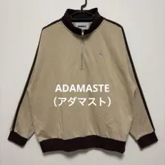 ADAMASTE サイドライン ハーフジップ スウェット オーバーサイズ M