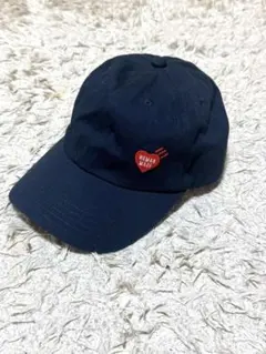HUMAN MADE ハートロゴ キャップ ネイビー - メルカリ