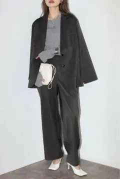 UNITEDARROWS ライト カチリラ ダブルジャケット ストレートパンツ
