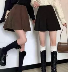 グレイル インパン裏地付きプリーツミニスカート at1696