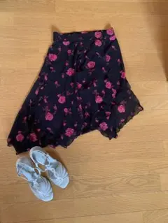 社交ダンス　ラップスカートのサムネイル