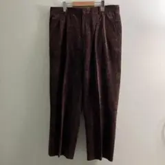 90s〜ブラウン コーデュロイ スラックス