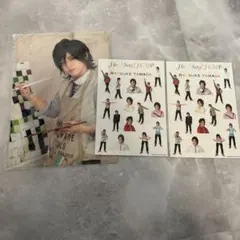 山田涼介 クリアファイル シール2枚 3点セット♡︎ʾʾ