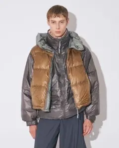 ナンガ✖️ビューティフルピープル　ダウン　チャコール 38 25FW最新モデル