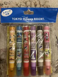 東京ディズニーリゾート カラーペンセット 6本