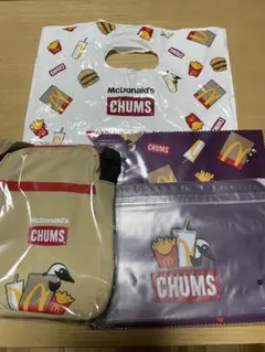 マクドナルド 2023年福袋グッズ CHUMS 3点セットクリックポスト送料込